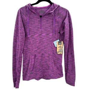 Outdoor Research Flyway Zip Hoody Wisteria Ultraviolet Purple Space Dye Small